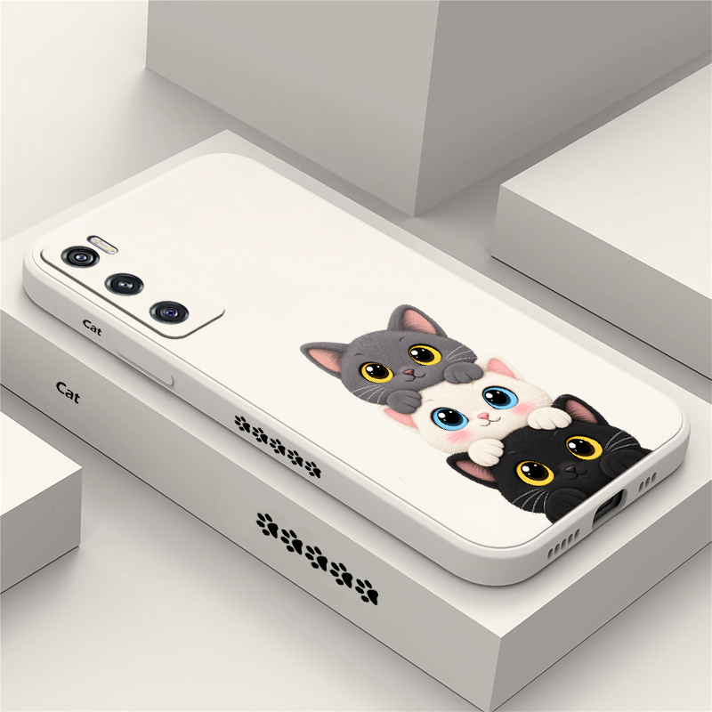 Vivo V40 - 귀엽고 다채로운 색상의 고양이 디자인 스마트폰