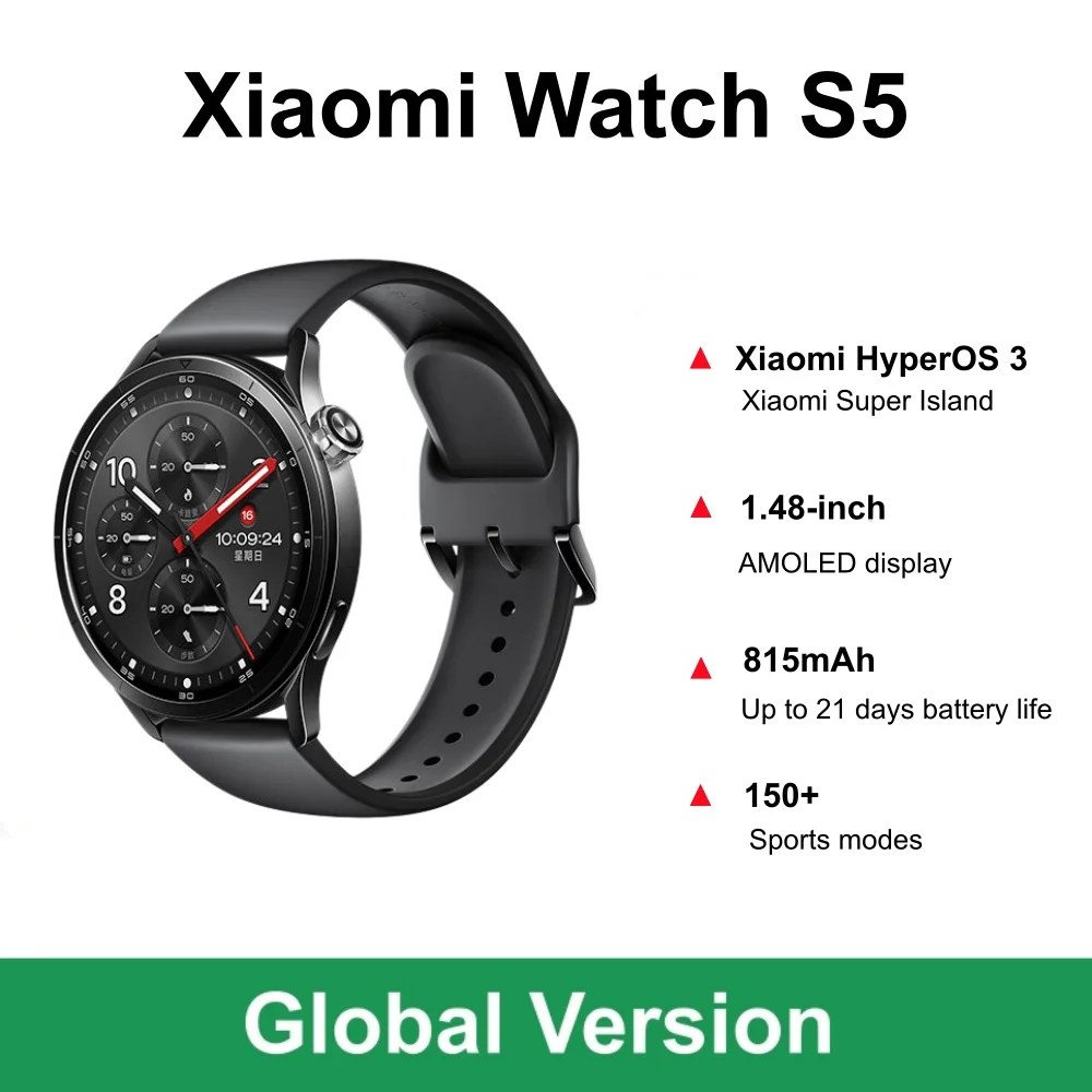 글로벌 버전 샤오미 워치 S5 스마트워치 1.48인치  - Fall Detection Watch 리뷰 및 가격